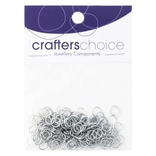 Crafters Choice Large Jump Rings Dark Silver 7 mm