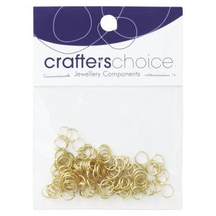 Crafters Choice Large Jump Rings Gold 7 mm