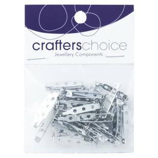 Crafters Choice Brooch Back Silver