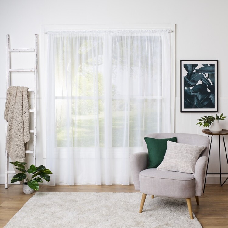 Drapery Continuous Sheer Curtain Fabric By The Metre Spotlight Australia