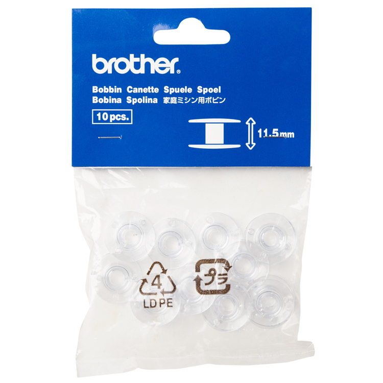 Brother 11.5 mm Bobbins Clear
