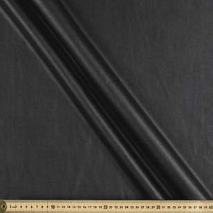 Faux Leatherette Black 147 cm