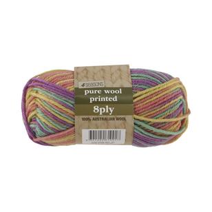 4 Seasons Printed Pure Wool 8 Ply Yarn 50 g Pastels 50 g