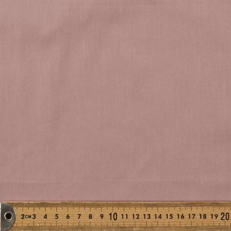 Plain 112 cm Pure Cotton Lawn Fabric Antique Pink 112 cm
