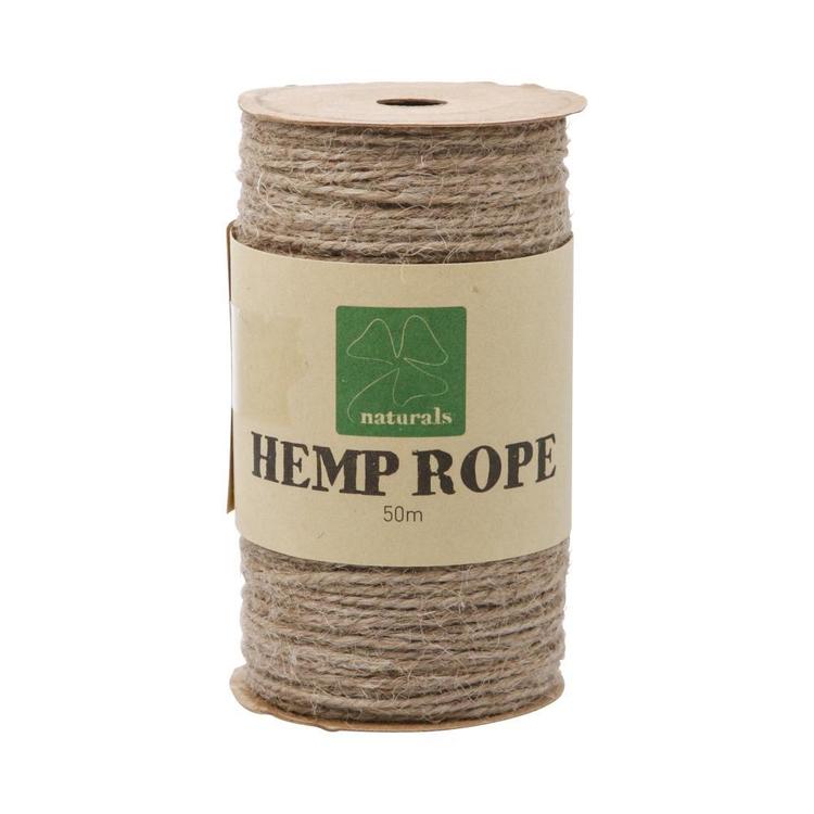 Shamrock Craft Naturals Craft Hemp Rope Spool Natural 50 m