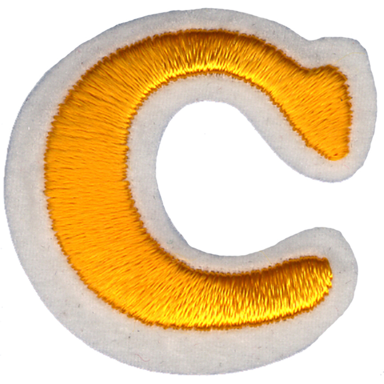 Simplicity Embroidered Letter C Iron On Motif