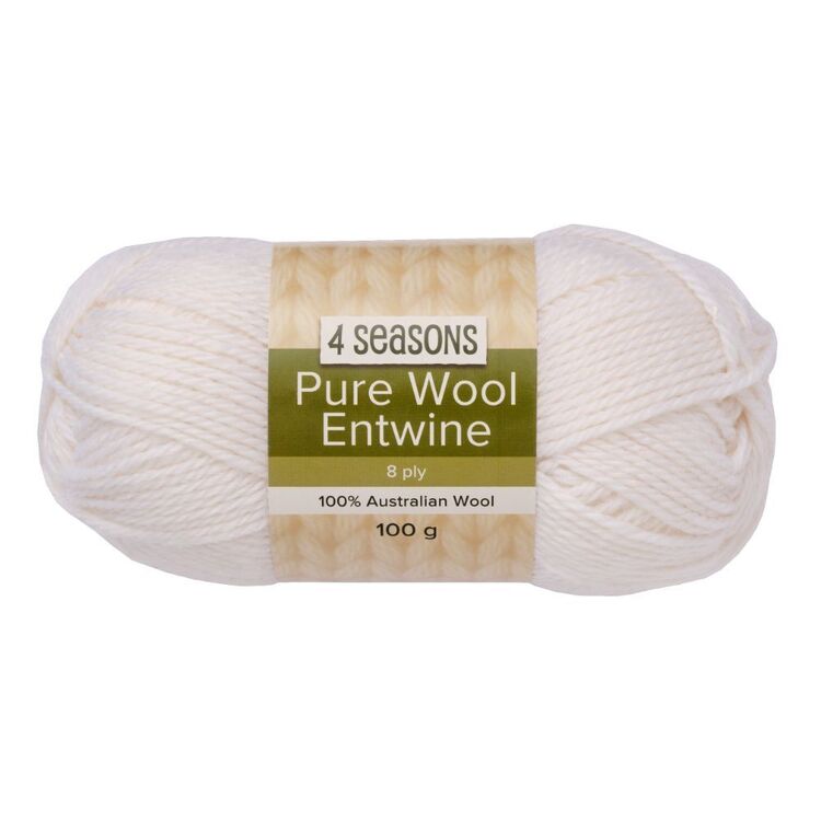 4 Seasons Pure Wool Entwine 8 Ply Yarn 100 g