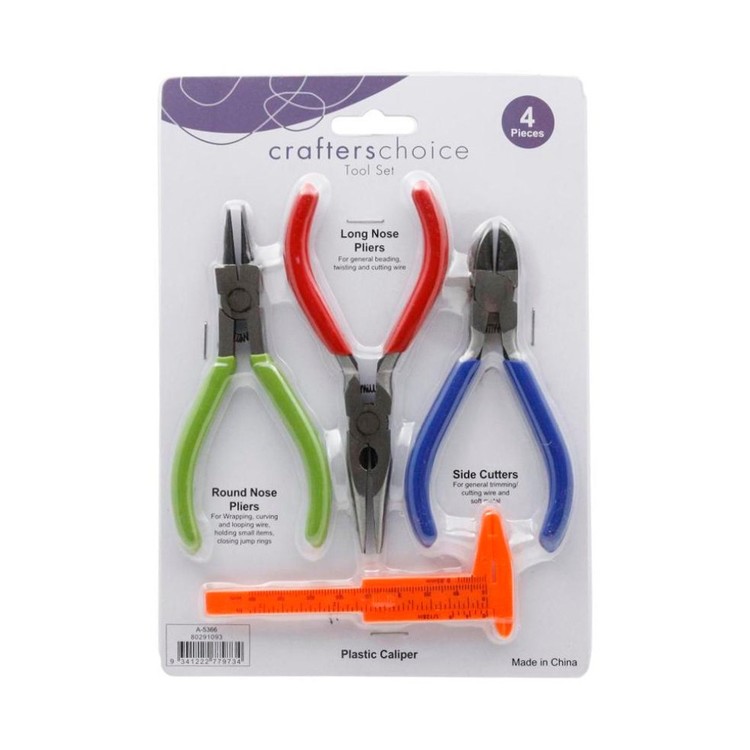 Crafters Choice Tool Set 4 Pack Multicoloured