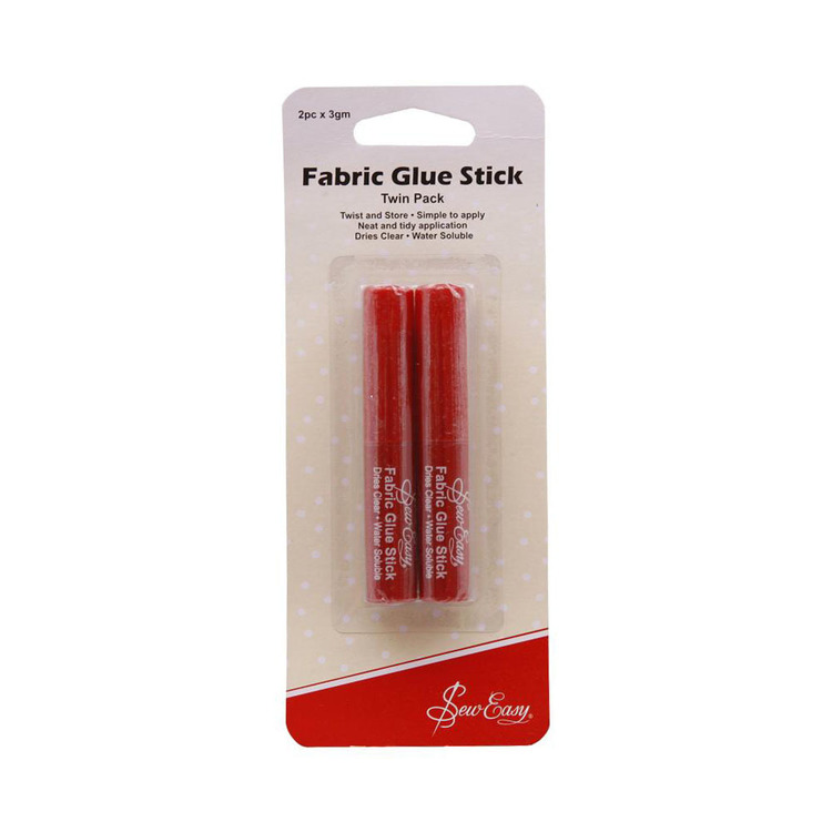Sew Easy Fabric Glue Stick Twin Pack