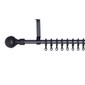 Windowshade 16 mm Expandable Ball Rod Set Black 165 - 300 cm