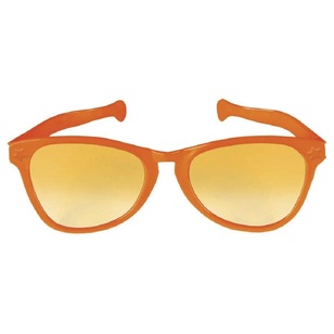 Amscan Supporter Jumbo Glasses Orange