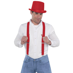 Mix N Match Suspenders Red