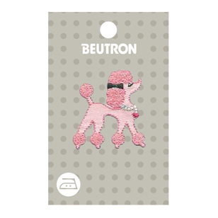 Beutron Pink Poodle Motif Pink