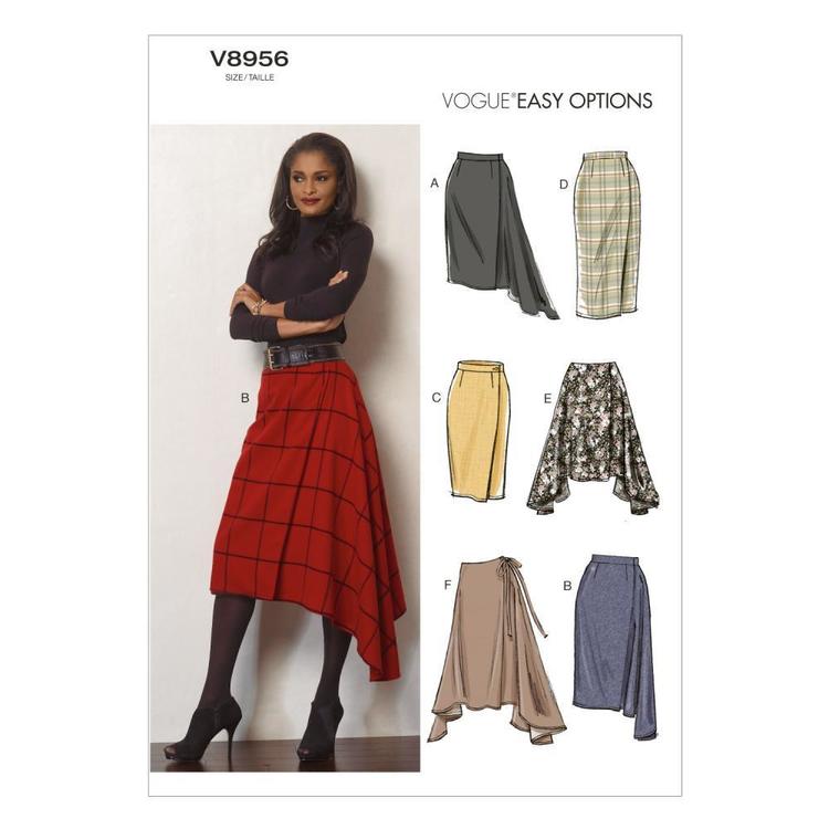 Vogue Pattern V8956 Misses' Skirt