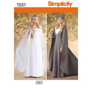 Simplicity Pattern 1551 Misses' Costume