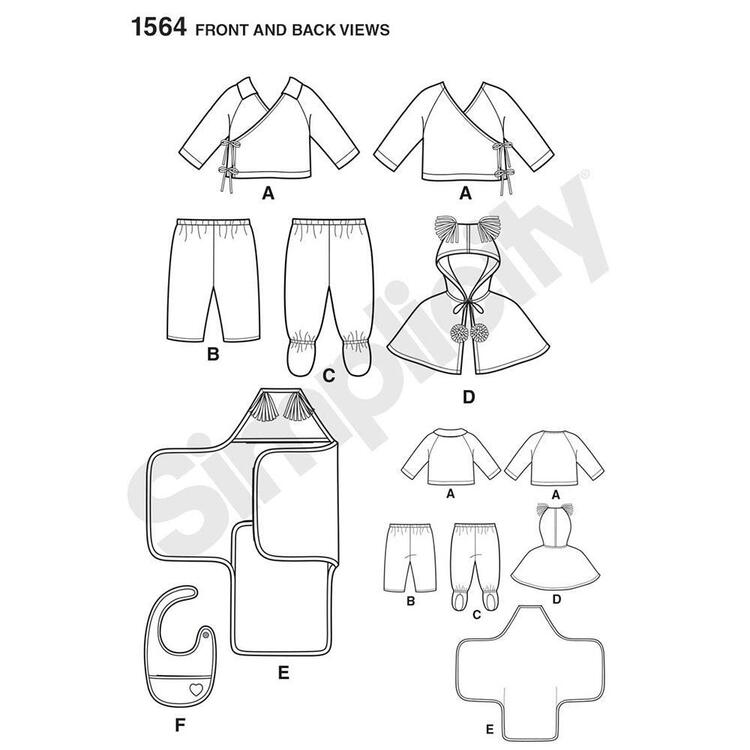 Simplicity Pattern 1564 Women's Dress  XX Small - Large