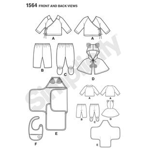 Simplicity Pattern 1564 Women's Dress  XX Small - Large