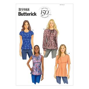 Butterick Pattern B5988 Misses' Petite Top