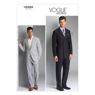 Vogue Pattern V8988 Men's Jacket & Pants
