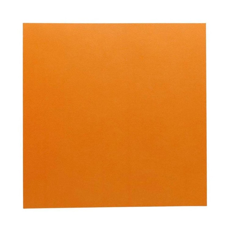 American Crafts Cardstock Apricot 12 x 12 in