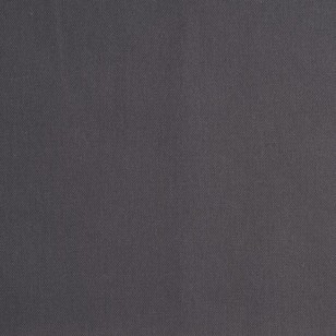 Plain Cotton Duck Fabric Charcoal 120 cm