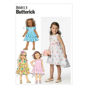 Butterick Pattern B6013 Girls' Dress