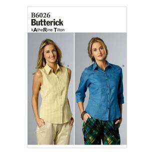 Butterick Sewing Pattern B6026 Misses' Top White