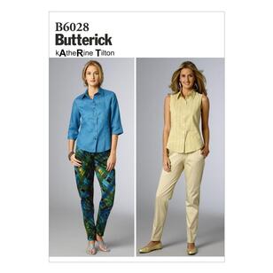 Butterick Sewing Pattern B6028 Misses' Pants White
