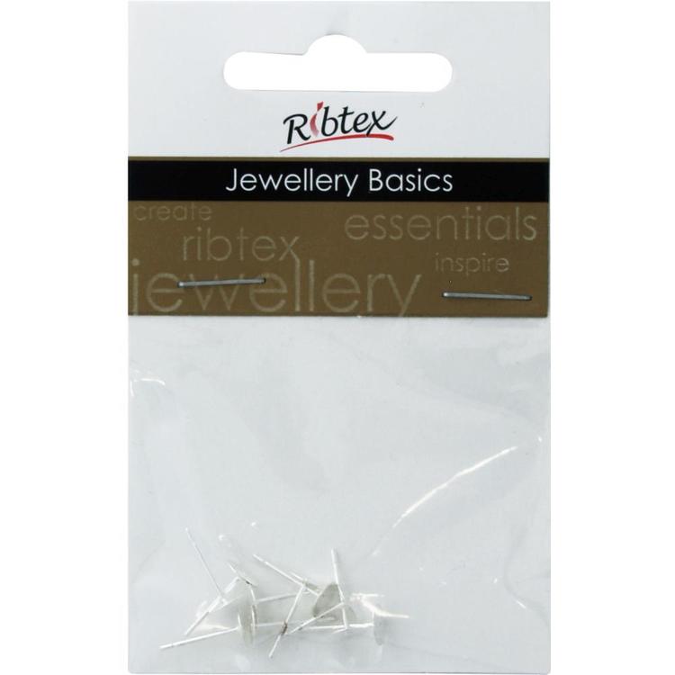 Ribtex Jewellery Basics Flat Front Earring Posts