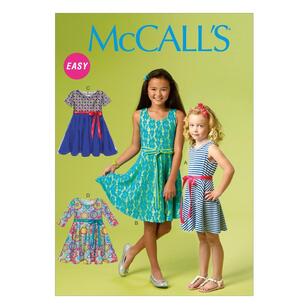 McCall's Pattern M6915 Girls' Dresses