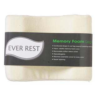 Ever Rest Foam Leg Pillow White Standard