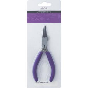 Ribtex Jewellery Tools Round Nose Plier Purple