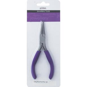 Ribtex Jewellery Tools Long Nose Flat Plier Purple