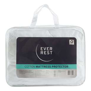 Ever Rest Cotton Mattress Protector White