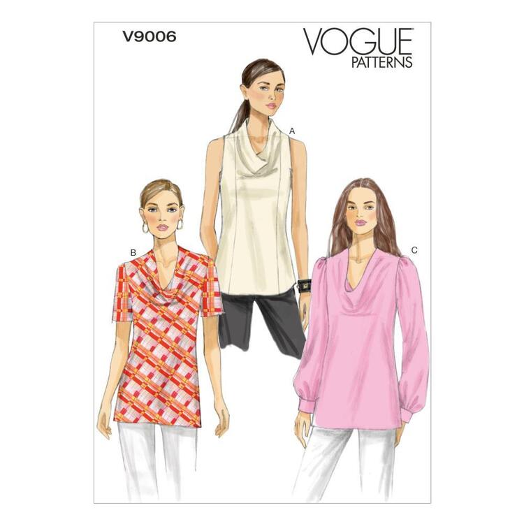 Vogue Pattern V9006 Misses' Top
