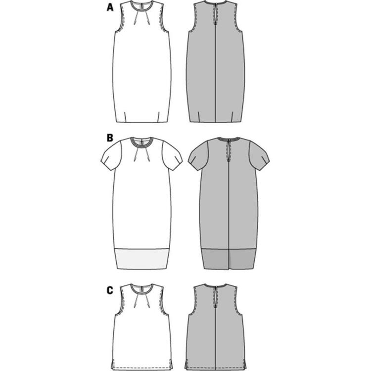 Burda Pattern 6914 Women's Dress  8 - 20