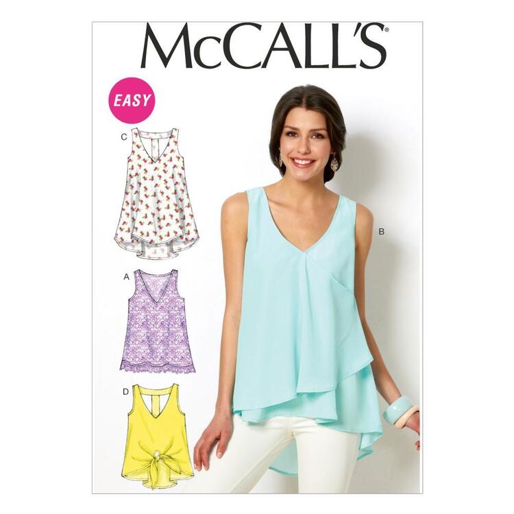 McCall's Pattern M6960 Misses' Tops & Tunics