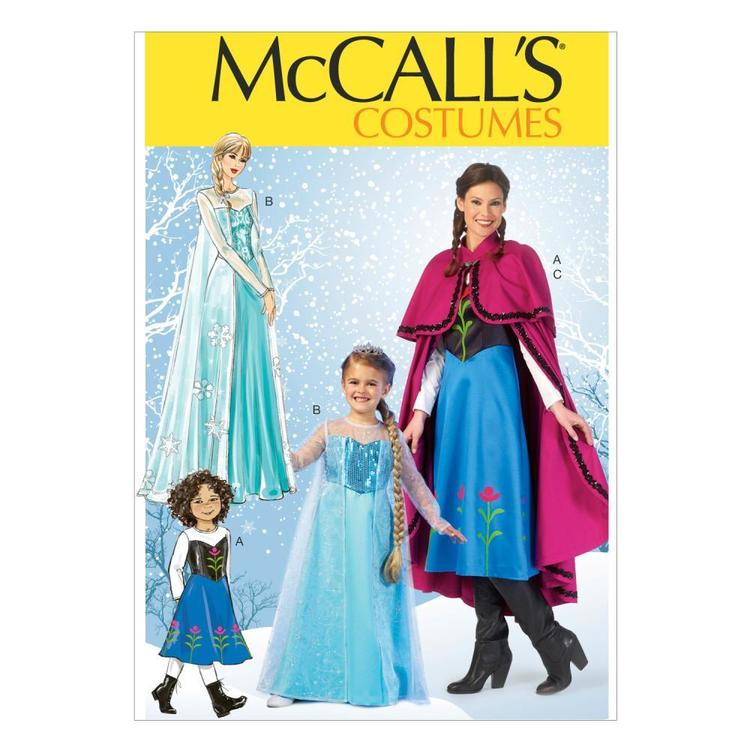 McCall's Pattern M7000 Girls' Costumes