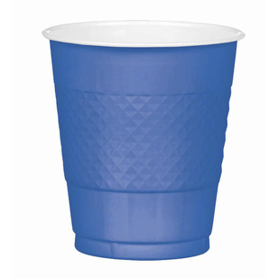 Amscan Bright Royal Blue Plastic Cups Bright Royal Blue 335 mL