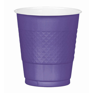 Amscan New Purple Plastic Cups New Purple 335 mL