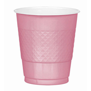 Amscan New Pink Plastic Cups New Pink 335 mL