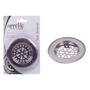 Appetito Sink Strainer Silver