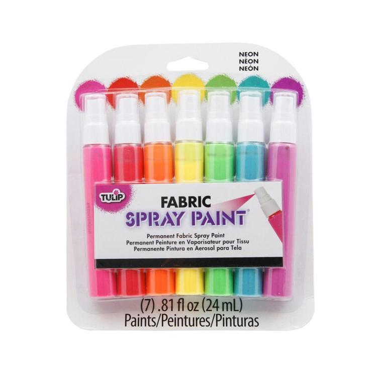 Tulip Spray Paint 7 Pack Neon