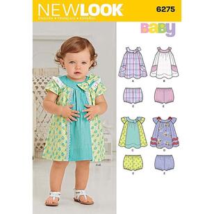 New Look Pattern 6275 Baby Coordinates  Small - Large