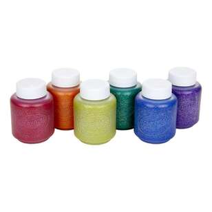 Crayola 6 Washable Glitter Paints Multicoloured