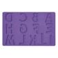 Wilton Letters and Numbers Fondant & Gum Paste Mould Purple