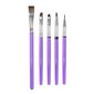 Wilton 5 Piece Decorating Brush Set Purple