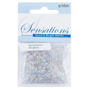 Ribtex Sensations Teardrop Seed Bead Ab Crystal 3.6 mm