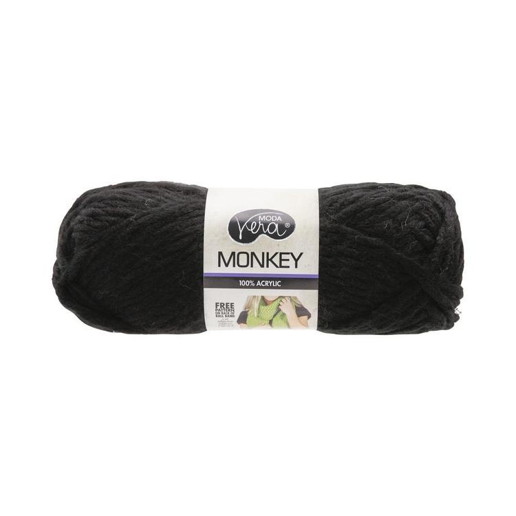 Moda Vera Monkey Yarn 100 g Black 100 g