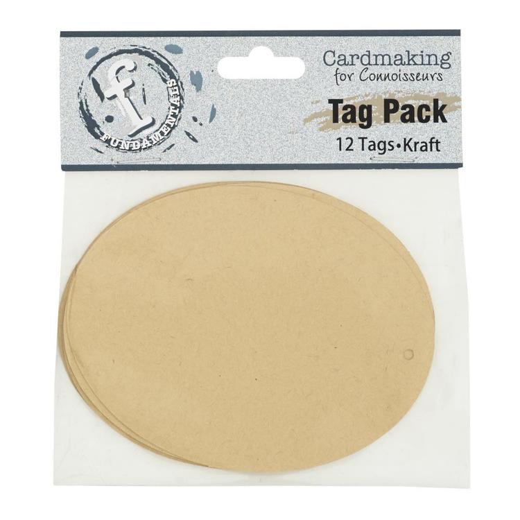 Fundamentals Oval Tag Pack 12 Pack